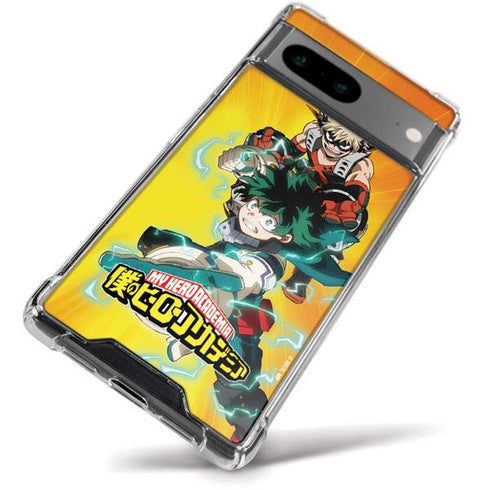 My Hero Academia Deku and Bakugo Season 5 Google Pixel 8 Clear Case